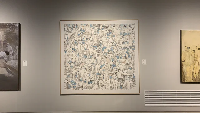 “Song of the Medical Workers”, 195 × 180 cm