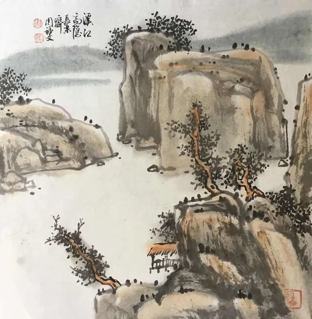 溪江高隐 — 周钟文