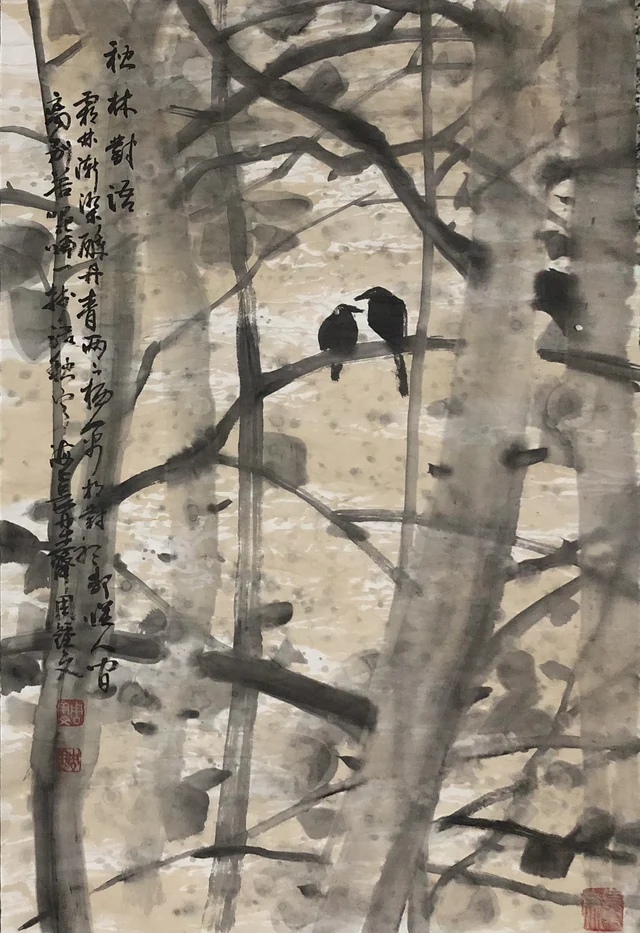 花鸟(十四) — 周钟文